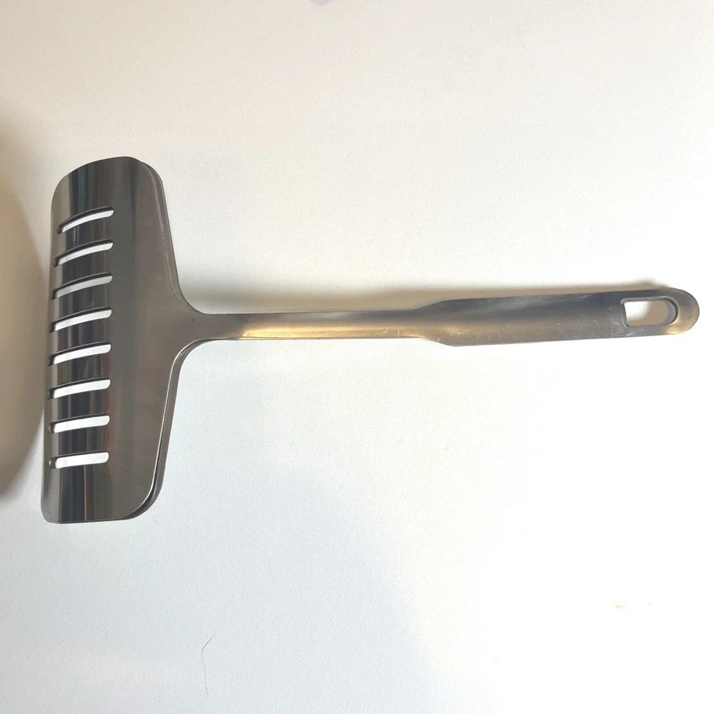 Set Of 2  Stainless Steel Large Fish Spatula, Wide Food Turner Excellent Quality